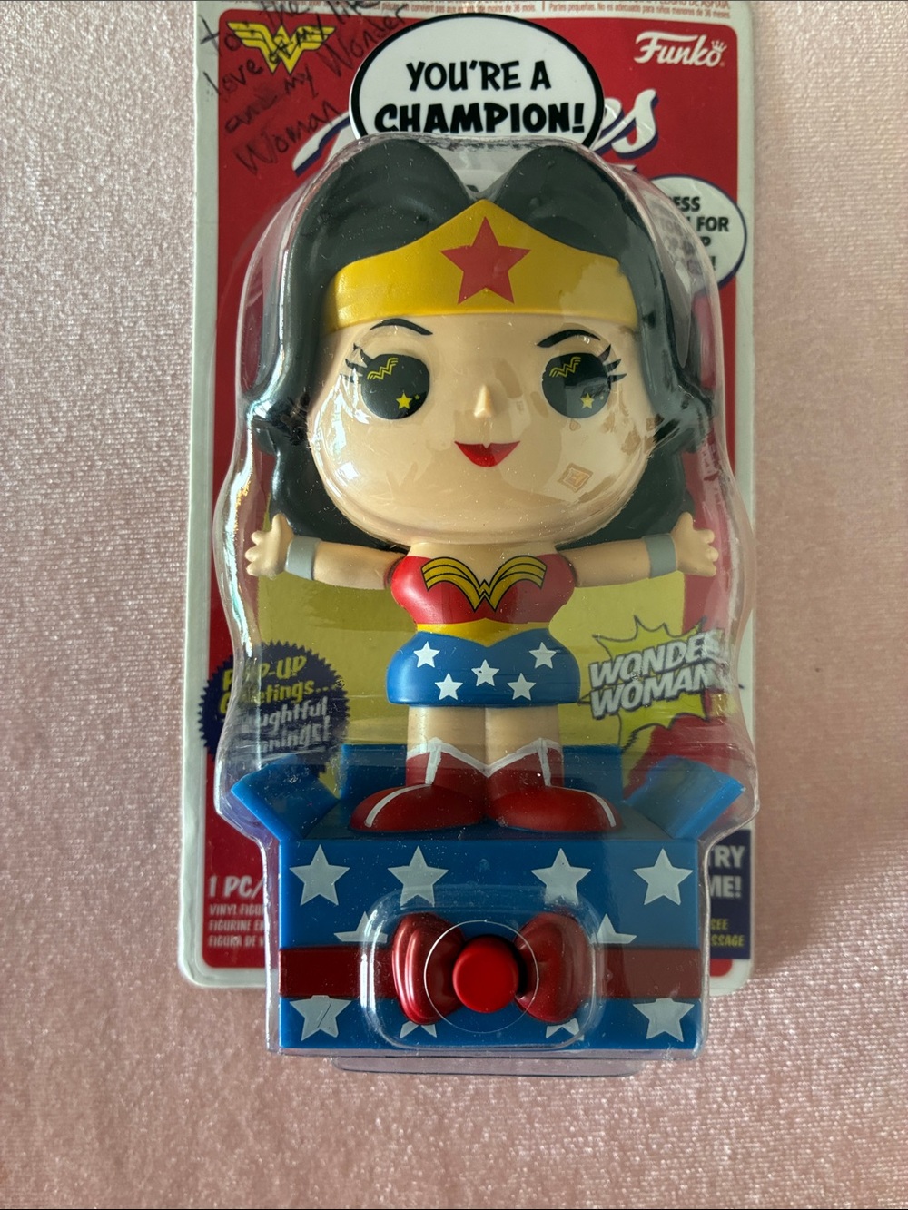 Funko Popsies Wonder Woman You’re a Champion Pop-Up Greeting 2021 DC
